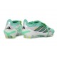 adidas Predator 26 Elite Fold-over Tongue FG Verde Argento
