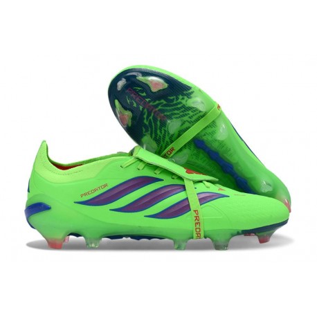 adidas Predator 26 Elite Fold-over Tongue FG Verde Viola