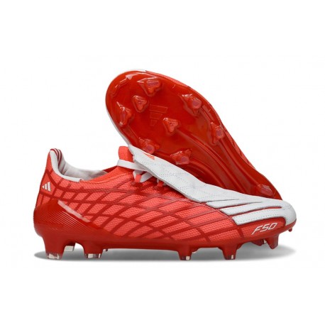 Scarpa adidas F50 Elite FG Spider Rosso Bianco