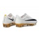 Nike Air Zoom Merurial Vapor 17 Elite Tacchetti FG Bianco Oro Nero