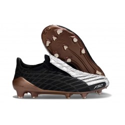 Scarpa adidas F50 Elite FG Spider Nero Bianco Oro