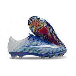 Nike Air Zoom Merurial Vapor 17 Elite Tacchetti FG Blu Argento