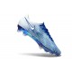 Nike Air Zoom Merurial Vapor 17 Elite Tacchetti FG Blu Argento