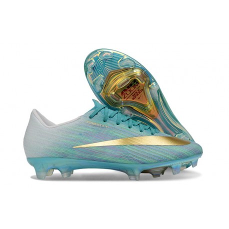 Nike Air Zoom Merurial Vapor 17 Elite Tacchetti FG Verde Oro