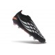 Scarpe da Calcio adidas Predator Laceless Elite FG Nero Bianco Arancione