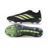 Scarpe da Calcio adidas Predator Laceless Elite FG Nero Verde Lime
