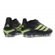 Scarpe da Calcio adidas Predator Laceless Elite FG Nero Verde Lime