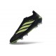 Scarpe da Calcio adidas Predator Laceless Elite FG Nero Verde Lime