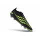 Scarpe da Calcio adidas Predator Laceless Elite FG Nero Verde Lime