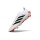 Scarpe da Calcio adidas Predator Laceless Elite FG Bianco Nero Rosso