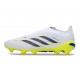 Scarpe da Calcio adidas Predator Laceless Elite FG Bianco Blu Giallo