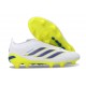 Scarpe da Calcio adidas Predator Laceless Elite FG Bianco Blu Giallo