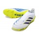 Scarpe da Calcio adidas Predator Laceless Elite FG Bianco Blu Giallo