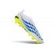 Scarpe da Calcio adidas Predator Laceless Elite FG Bianco Blu Giallo