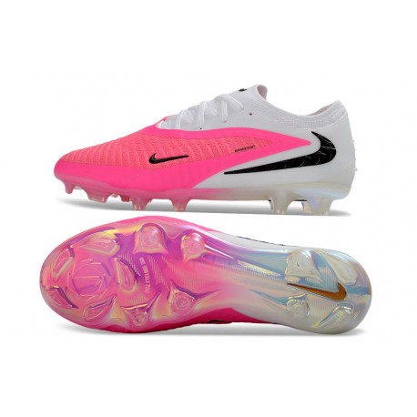 Scarpe da calcio Nike Phantom 6 Elite FG Rosa Bianco Nero