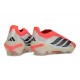 Scarpe da Calcio adidas Predator Laceless Elite FG Bianco Rosso Nero
