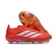adidas Nuovo Scarpa Predator Senza Lacci Elite FG Rosso Bianco