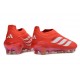 adidas Nuovo Scarpa Predator Senza Lacci Elite FG Rosso Bianco