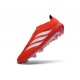 adidas Nuovo Scarpa Predator Senza Lacci Elite FG Rosso Bianco