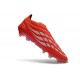 adidas Nuovo Scarpa Predator Senza Lacci Elite FG Rosso Bianco