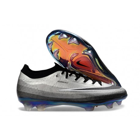Scarpe da Calcio Nike Merurial Vapor XVII Elite FG Nero Argento