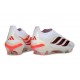 adidas Nuovo Scarpa Predator Senza Lacci Elite FG Bianco Nero Rosso