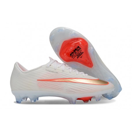 Scarpe da Calcio Nike Merurial Vapor XVII Elite FG Bianco Arancio Oro