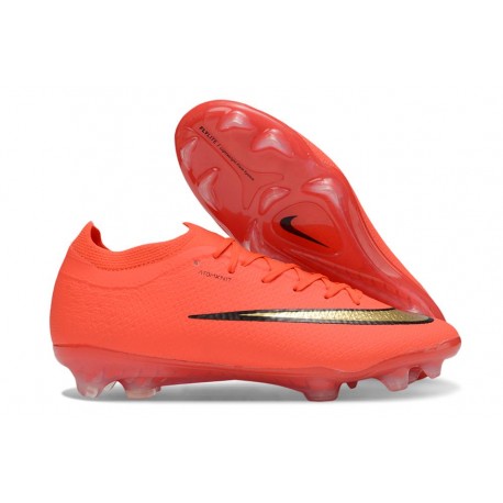 Scarpe da Calcio Nike Merurial Vapor XVII Elite FG Rosso Oro