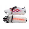adidas Predator 26 Elite Fold-over Tongue FG Bianco Rosso Nero