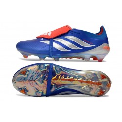 Scarpa da Calcio adidas Predator Elite FT FG Blu Argento Rosso