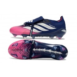 Scarpa da Calcio adidas Predator Elite FT FG Rosa Blu Argento
