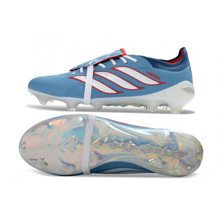 Scarpa da Calcio adidas Predator Elite FT FG Blu Bianco Rosso