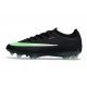Nike Air Zoom Merurial Vapor 17 Elite FG Nuovo Nero Illusion Verde
