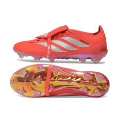 Scarpa da Calcio adidas Predator Elite FT FG Rosso Argento