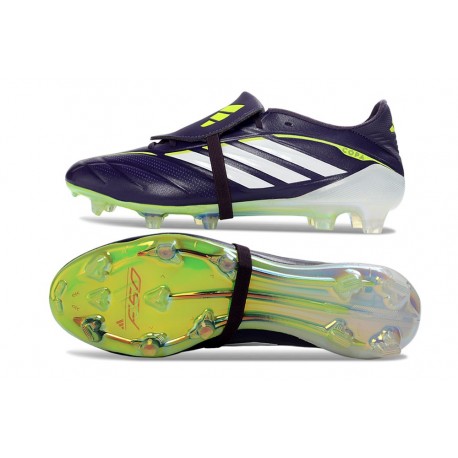 Scarpa da Calcio adidas Predator Elite FT FG Nero Bianco Verde