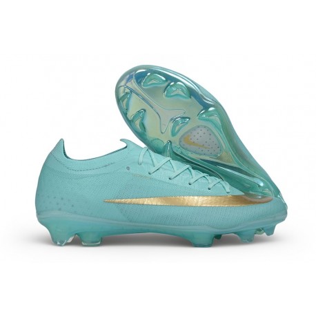 Scarpe da Calcio Nike Merurial Vapor XVII Elite FG Verde luminescente Mtlc Oro