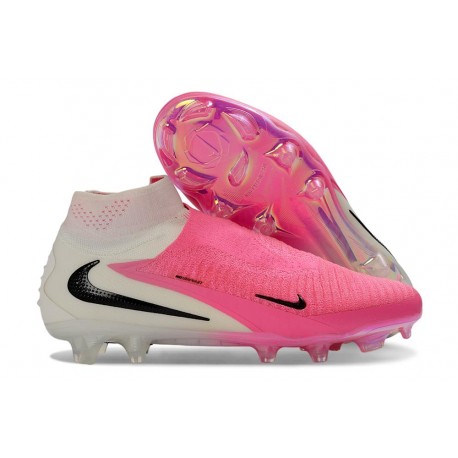 Scarpa da Calcio Nike Phantom 6 High Elite FG Rosa Bianco