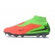 Scarpa da Calcio Nike Phantom 6 High Elite FG Hot Punch Nero Verde Strike