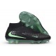Scarpa da Calcio Nike Phantom 6 High Elite FG Nero Verde trasparente