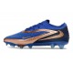Nike Scarpe Nuovo Phantom 6 Low Elite FG Blu Marino Bronzo Metallizzato