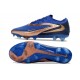 Nike Scarpe Nuovo Phantom 6 Low Elite FG Blu Marino Bronzo Metallizzato
