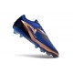 Nike Scarpe Nuovo Phantom 6 Low Elite FG Blu Marino Bronzo Metallizzato