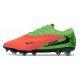Nike Scarpe Nuovo Phantom 6 Low Elite FG Rosso Verde