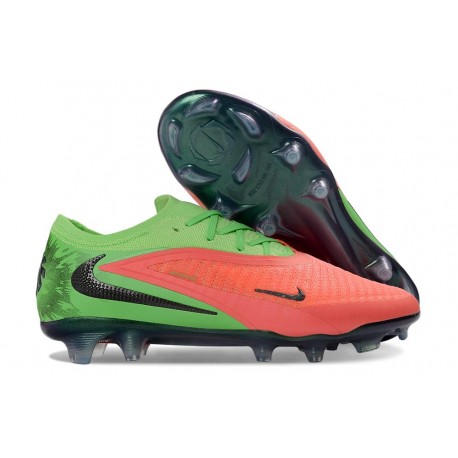 Nike Scarpe Nuovo Phantom 6 Low Elite FG Rosso Verde