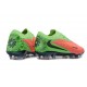Nike Scarpe Nuovo Phantom 6 Low Elite FG Rosso Verde