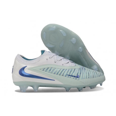 Nike Scarpe Nuovo Phantom 6 Low Elite FG Celeste acqua Bianco