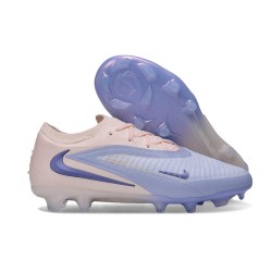 Nike Scarpe Nuovo Phantom 6 Low Elite FG Blu Lavanda Pesca pallido