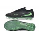 Nike Scarpe Nuovo Phantom 6 Low Elite FG Nero Illusion Verde