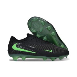 Nike Scarpe Nuovo Phantom 6 Low Elite FG Nero Illusion Verde