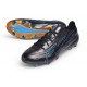 Nuovo Scarpe adidas F50 Hyperfast EVO FG Nero Core Blu Lucid Ray